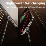 REMAX C01-CL 30W Type-C to 8 Pin Nylon Braided Data Cable, Length: 1.2m, Type-C to 8 Pin - Image 3