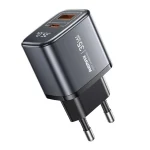 REMAX U2-AC 35W USB and Type-C GaN Digital Display Fast Charger, EU Plug, UK Plug