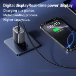 REMAX U2-AC 35W USB and Type-C GaN Digital Display Fast Charger, EU Plug, UK Plug - Image 5