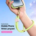 DUX DUCIS Garden Series Begonia Pattern Adjustable Short Phone Lanyard - Image 4