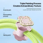 DUX DUCIS Garden Series Begonia Pattern Adjustable Short Phone Lanyard - Image 8