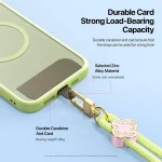 DUX DUCIS Garden Series Begonia Pattern Adjustable Short Phone Lanyard - Image 9