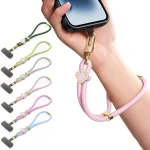DUX DUCIS Garden Series Begonia Pattern Adjustable Short Phone Lanyard - Image 2