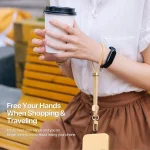 DUX DUCIS Garden Series Swastika Pattern Adjustable Short Phone Lanyard - Image 6