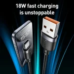 Yesido 3A USB to Type-C Fast Charging Cable, 0.3m, 1.2m, 2m, 3m - Image 2