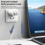 REMAX RP-U37 18W QC+PD Fast Charger With 1m Type-C to 8 Pin Cable, US Plug, EU Plug - Image 4