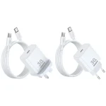 REMAX RP-U71 30W Type-C All-compatible GaN Charger with Data Cable, EU Plug, UK Plug - Image 2