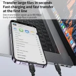 Yesido CA191 27W Type-C to 8 Pin Aluminum Alloy Data Cable, Length: 2m - Image 9