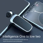 K52 Business Lavalier Retractable Cable Bluetooth Earphone - Image 5