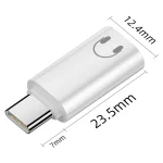 Type-C Male to 8 Pin Female Hi-Fi Audio Earphone Adapter, Audio - Image 2