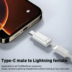 Type-C Male to 8 Pin Female Hi-Fi Audio Earphone Adapter, Audio - Image 4