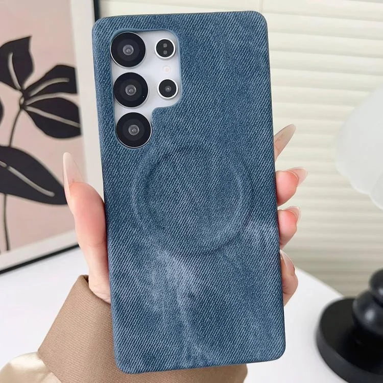 Denim MagSafe Magnetic PC + PU Phone Case, For Samsung Galaxy S25 Ultra 5G, For Samsung Galaxy S24 Ultra 5G, For Samsung Galaxy S23 Ultra 5G