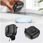 Leather Texture Wireless Earphones Case with Hook & Holder, For AirPods 4, For AirPods Pro 2 - Image 5