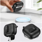 Leather Texture Wireless Earphones Case with Hook & Holder, For AirPods 3, For AirPods Pro - Image 5