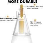 C04L 4pcs / Set 1.95mm Capacitive Stylus Replacement Nibs for Apple Pencil 2 / 1, 1.95mm - Image 3