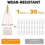 C04L 4pcs / Set 1.95mm Capacitive Stylus Replacement Nibs for Apple Pencil 2 / 1, 1.95mm - Image 4