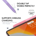 LC05 Anti-roll Silicone Protective Stylus Pen Case, For Apple Pencil 2 / Pro - Image 4
