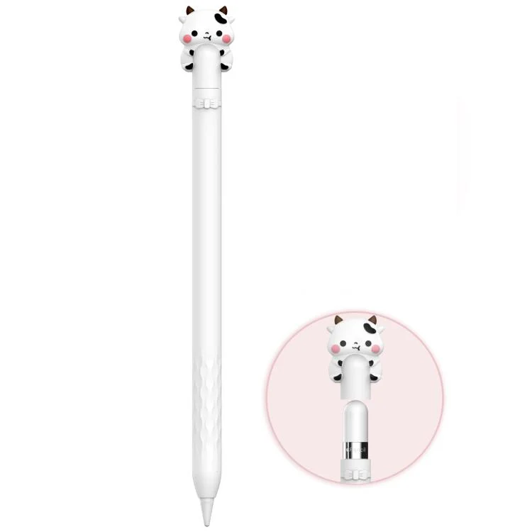 EDA007735901A.webp LC129-1 Cartoon Anti-roll Silicone Protective Stylus Pen Case, For Apple Pencil 1 - Image 1
