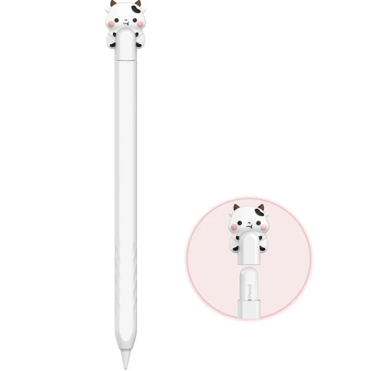 EDA007736001A.webp LC129-2 Cartoon Anti-roll Silicone Protective Stylus Pen Case, For Apple Pencil 2 / Pro - Image 1