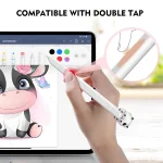 LC129-2 Cartoon Anti-roll Silicone Protective Stylus Pen Case, For Apple Pencil 2 / Pro - Image 4