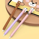 LC129-3 Cartoon Anti-roll Silicone Protective Stylus Pen Case, For Apple Pencil USB-C - Image 2