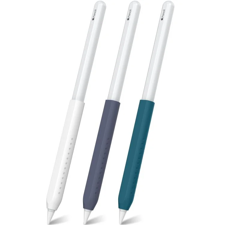 EDA007736301A.webp LC182-X 3pcs / Set Stylus Silicone Protective Grip Cover for Apple Pencil 2 / Pro / USB-C - Image 1