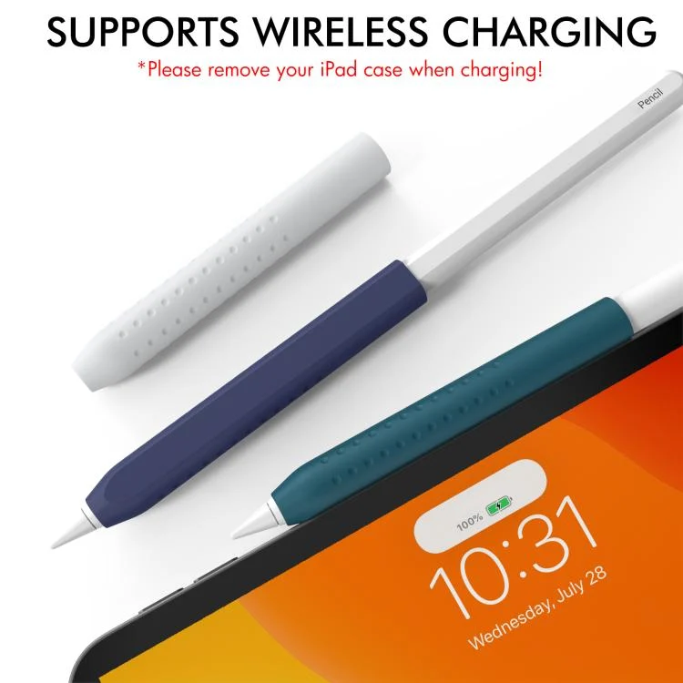 EDA007736301A_1.webp LC182-X 3pcs / Set Stylus Silicone Protective Grip Cover for Apple Pencil 2 / Pro / USB-C - Image 5
