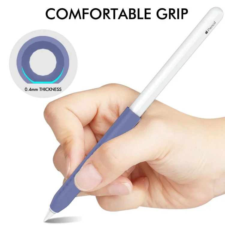 EDA0077363_B1.webp LC182-X 3pcs / Set Stylus Silicone Protective Grip Cover for Apple Pencil 2 / Pro / USB-C - Image 2