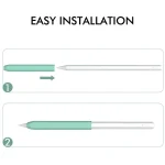 LC182-X 3pcs / Set Stylus Silicone Protective Grip Cover for Apple Pencil 2 / Pro / USB-C - Image 4
