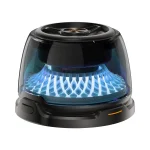 R9 Portable RGB Light Smart Bluetooth Speaker Magnetic Phone Holder Wireless Charger, R9 (Black), R9 (White)