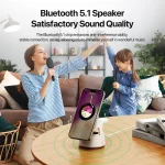 DUZZONA W23 5 in 1 Magnetic Wireless Charger with Bluetooth Speaker - Image 7