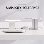 V2206 3 in 1 15W Wireless Charger with Night Light, V2206 (Black), V2206 (Silver) - Image 4