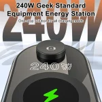 9 in 1 240W Multifunctional Multi-Port Charging Station with Alarm Function - Image 6