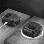 Bumblebee Fiber Texture Earphones Case with Hook & Holder, For Samsung Galaxy Buds3 / Buds3 Pro - Image 6