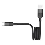 MOMAX Mag.Link DA57 66W USB to USB-C / Type-C Magnetic Braided Fast Charging Cable, 1m - Image 2