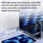 MOMAX DC23 1-Link Flow CC X 60W USB-C / Type-C to USB-C / Type-C Fast Charging Cable, 1.2m - Image 3