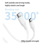 MOMAX DC23 1-Link Flow CC X 60W USB-C / Type-C to USB-C / Type-C Fast Charging Cable, 1.2m - Image 4