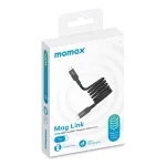 MOMAX DC35 100W USB-C / Type-C to USB-C / Type-C Magnetic Braided Data Cable, 1m - Image 9