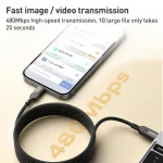 MOMAX DC36 100W USB-C / Type-C to USB-C / Type-C Magnetic Braided Data Cable, 2m - Image 7