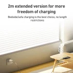 MOMAX DC36 100W USB-C / Type-C to USB-C / Type-C Magnetic Braided Data Cable, 2m - Image 8