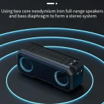 X8 Wireless Bluetooth Speaker IPX7 Waterproof Color Light Subwoofer - Image 5