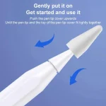 NC001 Extended Silent Non-Slip Silicone Stylus Pen Tip Cover, For Apple Pencil Series - Image 6