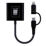 4 in 1 Type-C+8 Pin Multi-function Card Reader, Type-C+8 Pin - Image 3