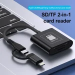 4 in 1 Type-C+8 Pin Multi-function Card Reader, Type-C+8 Pin - Image 4