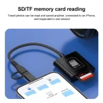 4 in 1 Type-C+8 Pin Multi-function Card Reader, Type-C+8 Pin - Image 6