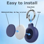 Wave Protective Protective Case Cover with Keychain, For AirTag - Image 5