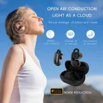 F18 Ear-Hook ANC Noise Reduction Air Conduction HIFI BT 5.4 Wireless Earphones, F18 (Black), F18 (White), F18 (Purple) - Image 2