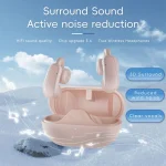 F18 Ear-Hook ANC Noise Reduction Air Conduction HIFI BT 5.4 Wireless Earphones, F18 (Black), F18 (White), F18 (Purple) - Image 3