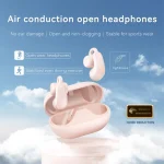 F18 Ear-Hook ANC Noise Reduction Air Conduction HIFI BT 5.4 Wireless Earphones, F18 (Black), F18 (White), F18 (Purple) - Image 5