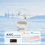 F18 Ear-Hook ANC Noise Reduction Air Conduction HIFI BT 5.4 Wireless Earphones, F18 (Black), F18 (White), F18 (Purple) - Image 8